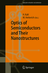 Optics of Semiconductors and Their Nanostructures - 