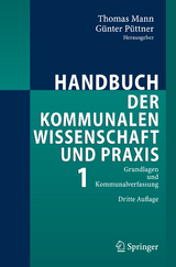 Handbuch der kommunalen Wissenschaft und Praxis - Mann, Thomas; Püttner, Günter