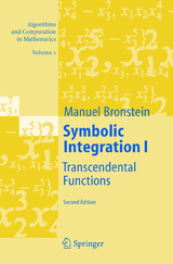 Symbolic Integration I - Bronstein, Manuel
