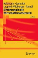 Einführung in die Wirtschaftsmathematik - Hülsmann, Jochen; Gamerith, Wolf; Leopold-Wildburger, Ulrike; Steindl, Werner