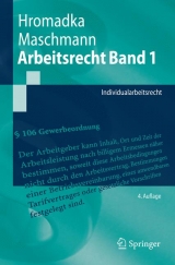 Arbeitsrecht Band 1 - Hromadka, Wolfgang; Maschmann, Frank