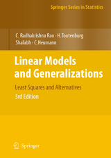 Linear Models and Generalizations - C. Radhakrishna Rao, Helge Toutenburg,  Shalabh, Christian Heumann