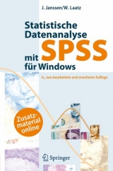 Statistische Datenanalyse mit SPSS für Windows - Jürgen Janssen, Wilfried Laatz