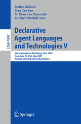 Declarative Agent Languages and Technologies V - 