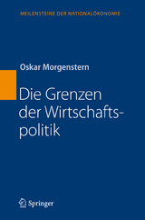 Die Grenzen der Wirtschaftspolitik - Oskar Morgenstern