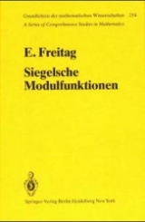 Siegelsche Modulfunktionen - Eberhard Freitag