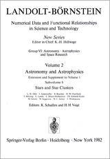 Stars and Star Clusters / Sterne und Sternhaufen - L.H. Aller, I. Appenzeller, B. Baschek, H.W. Duerbeck, T. Herczeg, E. Lamla, E. Meyer-Hofmeister, T. Schmidt-Kaler, M. Scholz, W. Seggewiss, W.C. Seitter, V. Weidemann