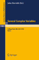 Several Complex Variables. Maryland 1970. Proceedings of the International Mathematical Conference, Held at College Park, April 6-17, 1970 - 