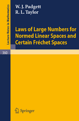 Laws of Large Numbers for Normed Linear Spaces and Certain Frechet Spaces - W. J. Padgett, R. L. Taylor