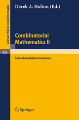 Combinatorial Mathematics II - 