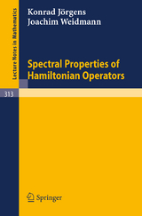Spectral Properties of Hamiltonian Operators - K. Jörgens, J. Weidmann