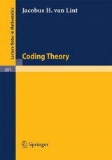 Coding Theory - Jacobus H. van Lint