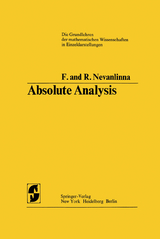 Absolute Analysis - Frithjof Nevanlinna, Rolf Nevanlinna