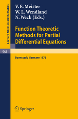Function Theoretic Methods for Partial Differential Equations - 