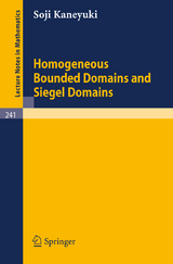 Homogeneous Bounded Domains and Siegel Domains - S. Kaneyuki