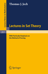 Lectures in Set Theory - Thomas J. Jech