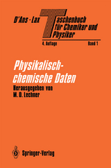 Taschenbuch für Chemiker und Physiker - Heiland, W.; Lechner, Manfred D.; D'Ans, J.; Hertel, P.; Lax, E.; Jovanovic, S.; Kratz, J.V.; Lechner, M.D.; Markert, B.; Neumann, M.; Nordmeier, E.; Rosemeyer, H.; Steinmeier, D.; Thiemann, O.; Wöhlecke, M.