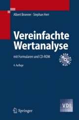 Vereinfachte Wertanalyse - Albert Bronner, Stephan Herr