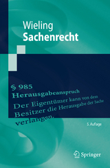 Sachenrecht - Wieling, Hans Josef