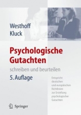 Psychologische Gutachten - Karl Westhoff, Marie-Luise Kluck