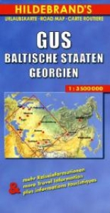 Hildebrand's Urlaubskarte GUS, Baltische Staaten, Georgien. C.I.S., Baltic States, Georgia. C.E.I., Etats-Baltes, Georgie - 