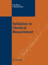 Validation in Chemical Measurement - 