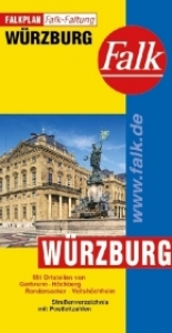 Falk Stadtplan Falkfaltung Würzburg - 