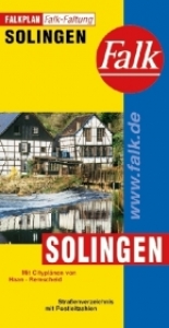 Falk Stadtplan Falkfaltung Solingen