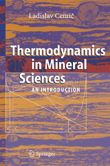 Thermodynamics in Mineral Sciences - Ladislav Cemic