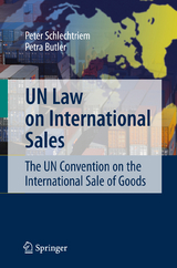 UN Law on International Sales - Peter Schlechtriem, Petra Butler