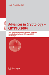 Advances in Cryptology - CRYPTO 2004 - 