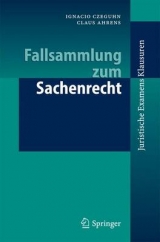 Fallsammlung zum Sachenrecht - Ignacio Czeguhn, Claus Ahrens