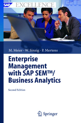 Enterprise Management with SAP SEM™/ Business Analytics - Meier, Marco; Sinzig, Werner; Mertens, Peter