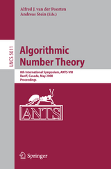 Algorithmic Number Theory - 