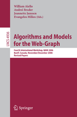 Algorithms and Models for the Web-Graph - 