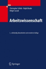 Arbeitswissenschaft - Schlick, Christopher M.; Bruder, Ralph; Luczak, Holger
