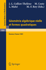 Geometrie algebrique reelle et formes quadratiques - 