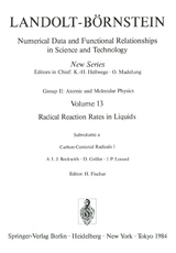 Carbon-Centered Radicals I / Kohlenstoffradikale I - A.L.J. Beckwith, H. Fischer, D. Griller, J.P. Lorand