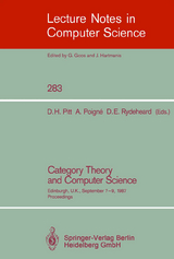 Category Theory and Computer Science - 