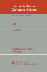 Negation and Control in Prolog - Lee Naish