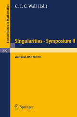 Proceedings of Liverpool Singularities - Symposium II. (University of Liverpool 1969/70) - 