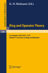 Tulane University Ring and Operator Theory Year, 1970-1971 - Karl H. Hofmann