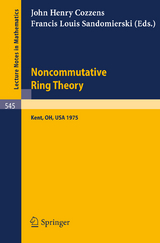 Noncommutative Ring Theory - 