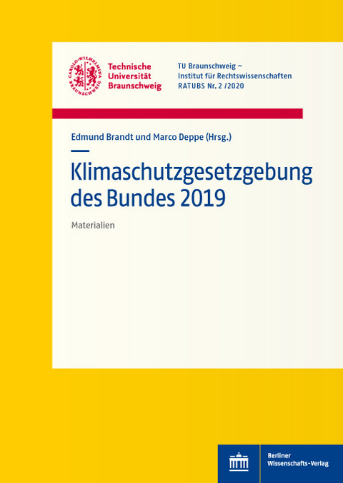 Klimaschutzgesetzgebung des Bundes 2019 - 