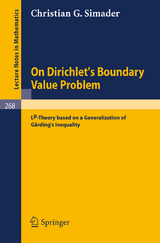 On Dirichlet's Boundary Value Problem - Christian G. Simader