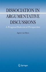 Dissociation in Argumentative Discussions -  Agnes van Rees