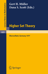 Higher Set Theory - 