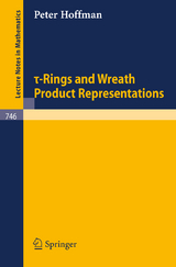 Tau-Rings and Wreath Product Representations - Peter Hoffman