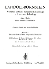 Structure Data of Free Polyatomic Molecules / Strukturdaten freier mehratomiger Molekeln - J.H. Callomon, E. Hirota, K. Kuchitsu, W.J. Lafferty, A.G. Maki, C.S. Pote