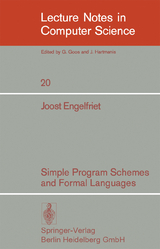 Simple Program Schemes and Formal Languages - J. Engelfriet